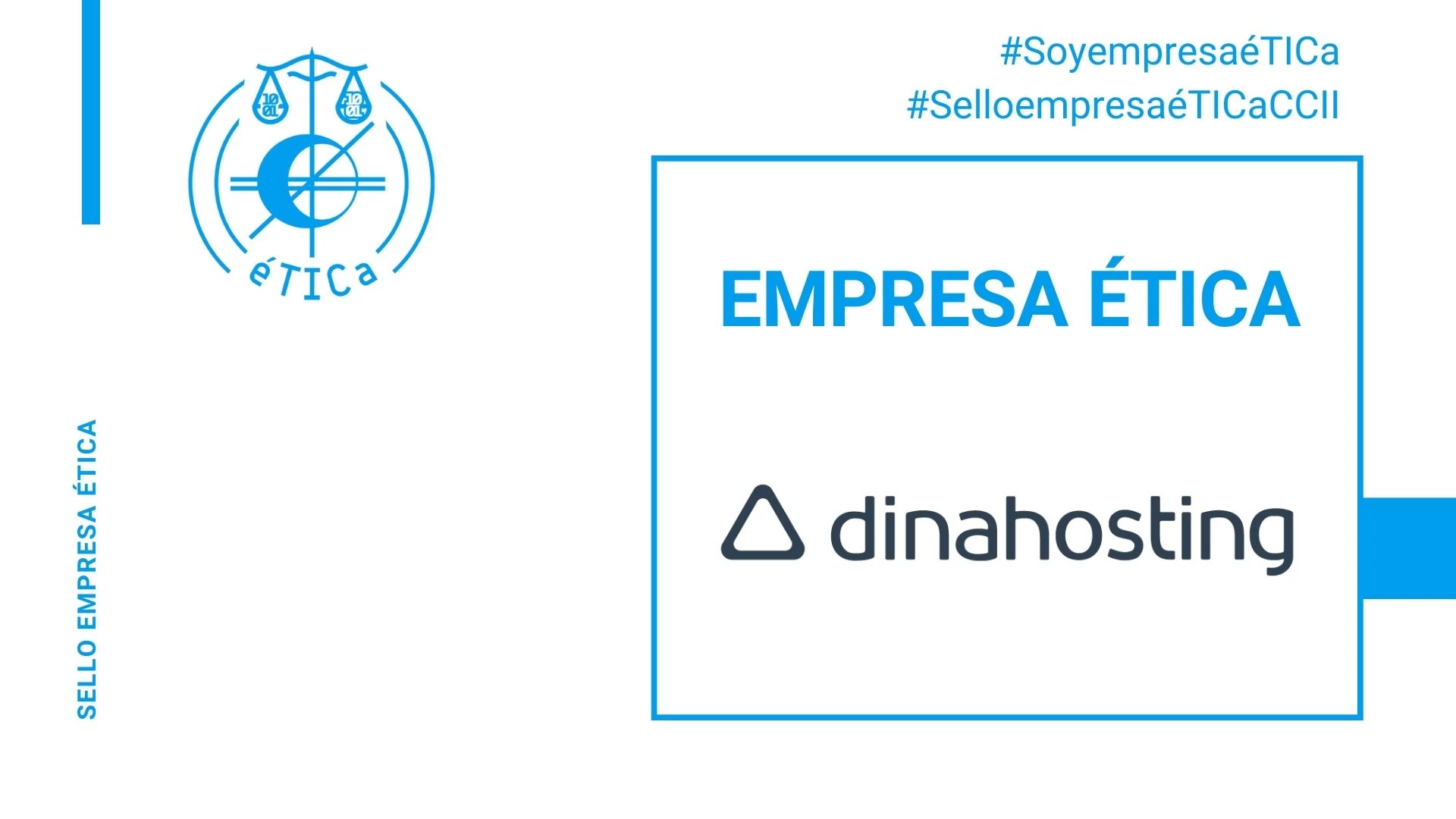 Sello empresa etica Dinahosting 1