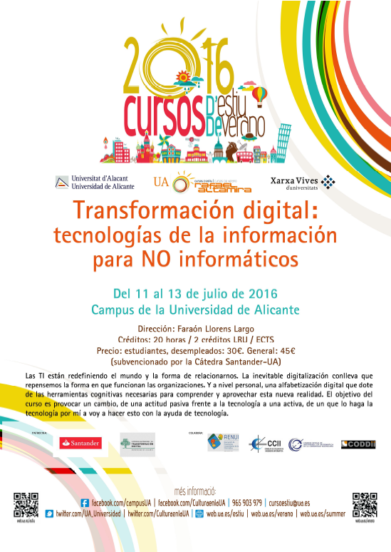 Curso UA Transformacion Digital 2016