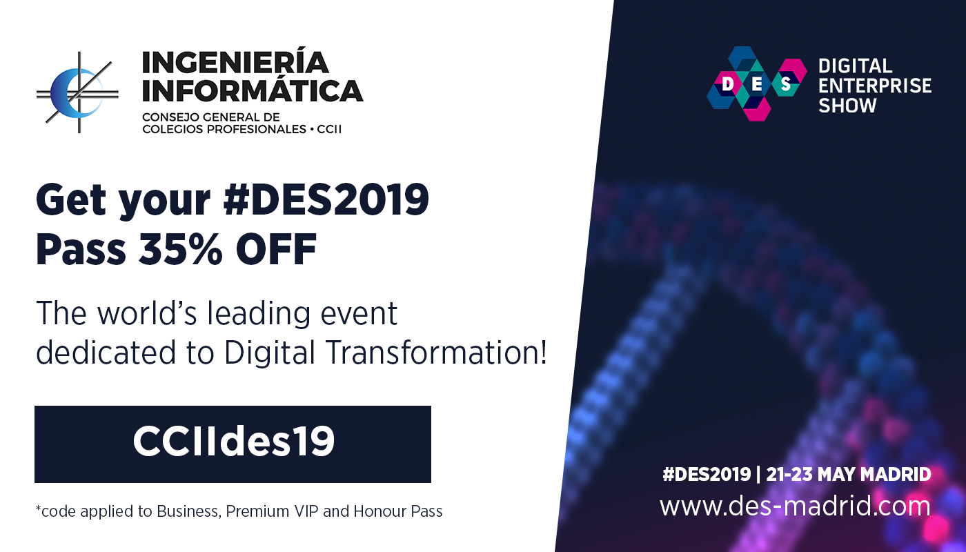 Dcto CCII para RRSS DES2019 Digital Enterprise Show 35DTO CCII