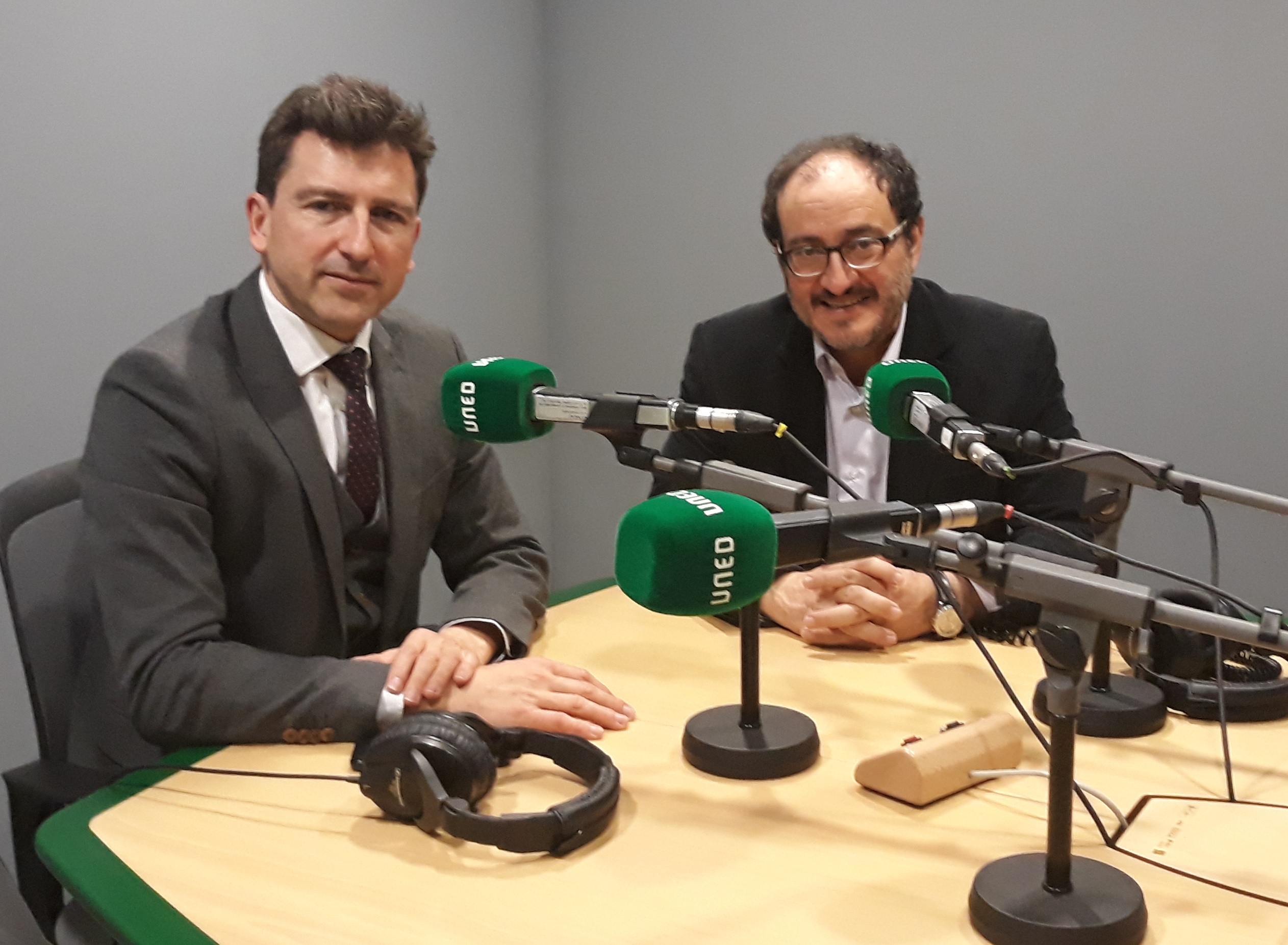 Foto programa radio UNED febrero 2019 CCII JPeñarrubia y RMartinez2