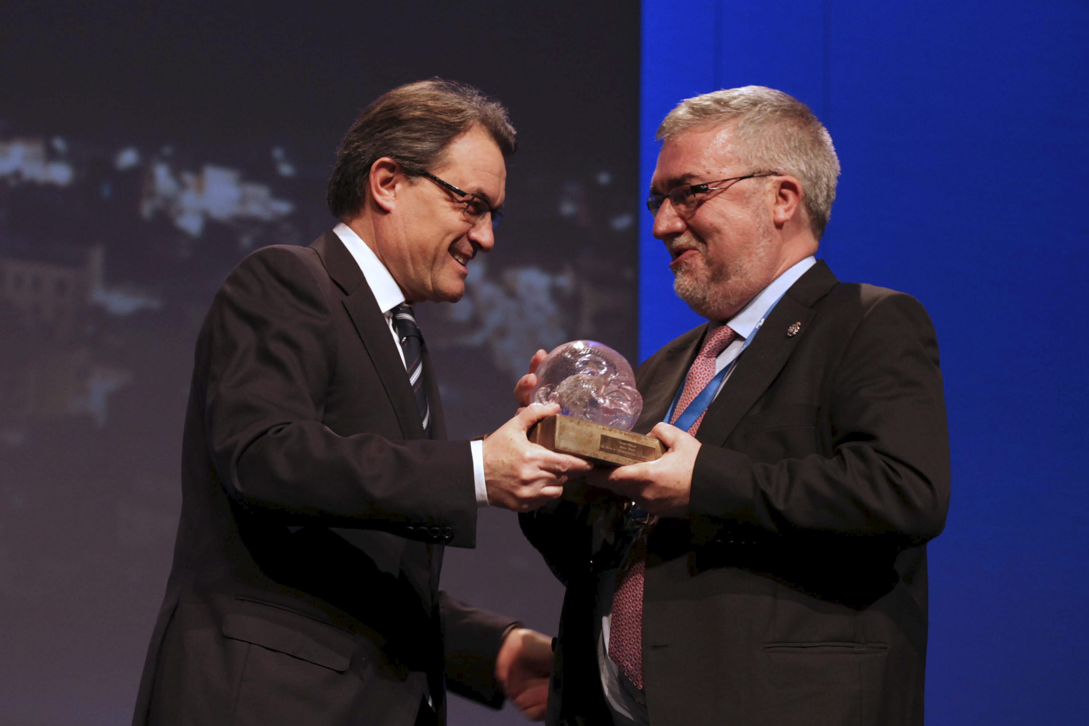 Artur Mas y Mateo Valero